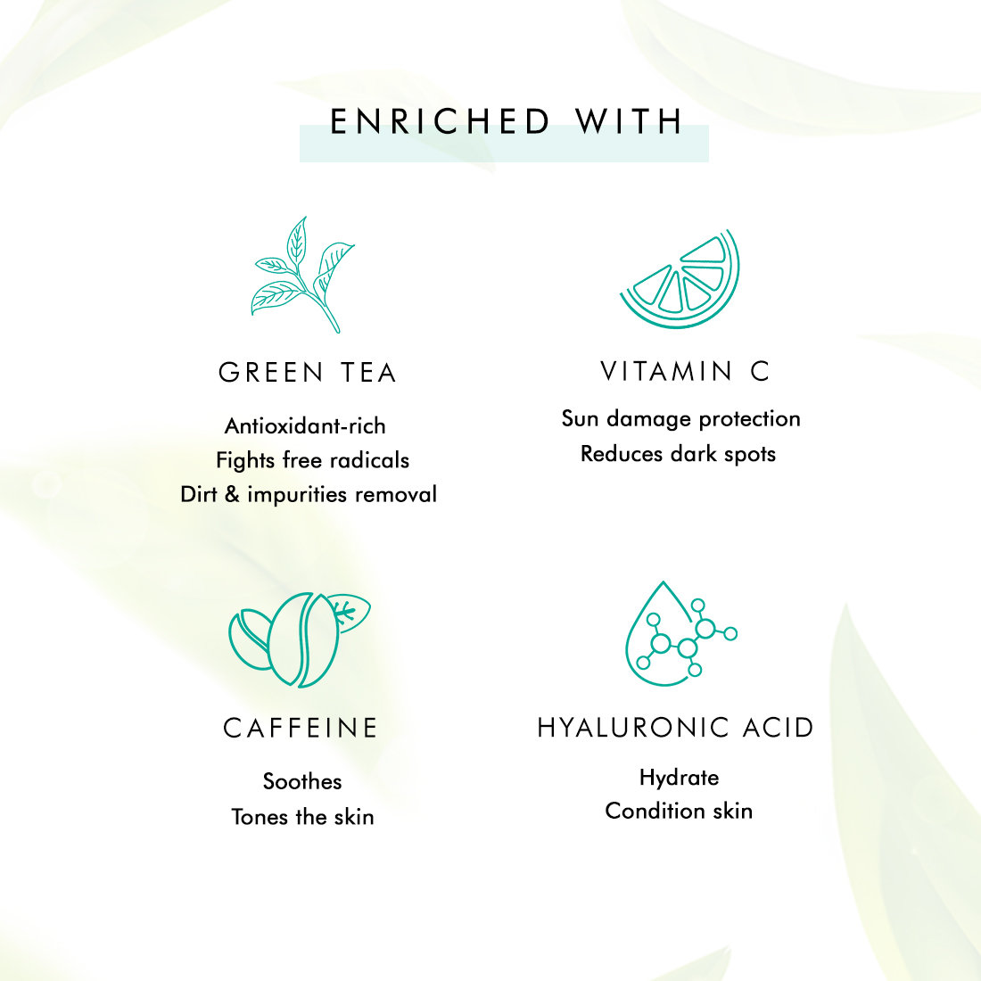 Mcaffeine Naked Detox Green Tea Face Wash 100 gm | Enriched With Green Tea, Vitamin C, Hyaluronic Acid & Caffiene | Detoxifies Skin | Removes Dirt & Impurities | For All Skin Type, Pack of 1 Mcaffeine Naked Detox Green Tea Face Wash 100 gm | Enriched With Green Tea, Vitamin C, Hyaluronic Acid & Caffiene | Detoxifies Skin | Removes Dirt & Impurities | For All Skin Type, Pack of 1