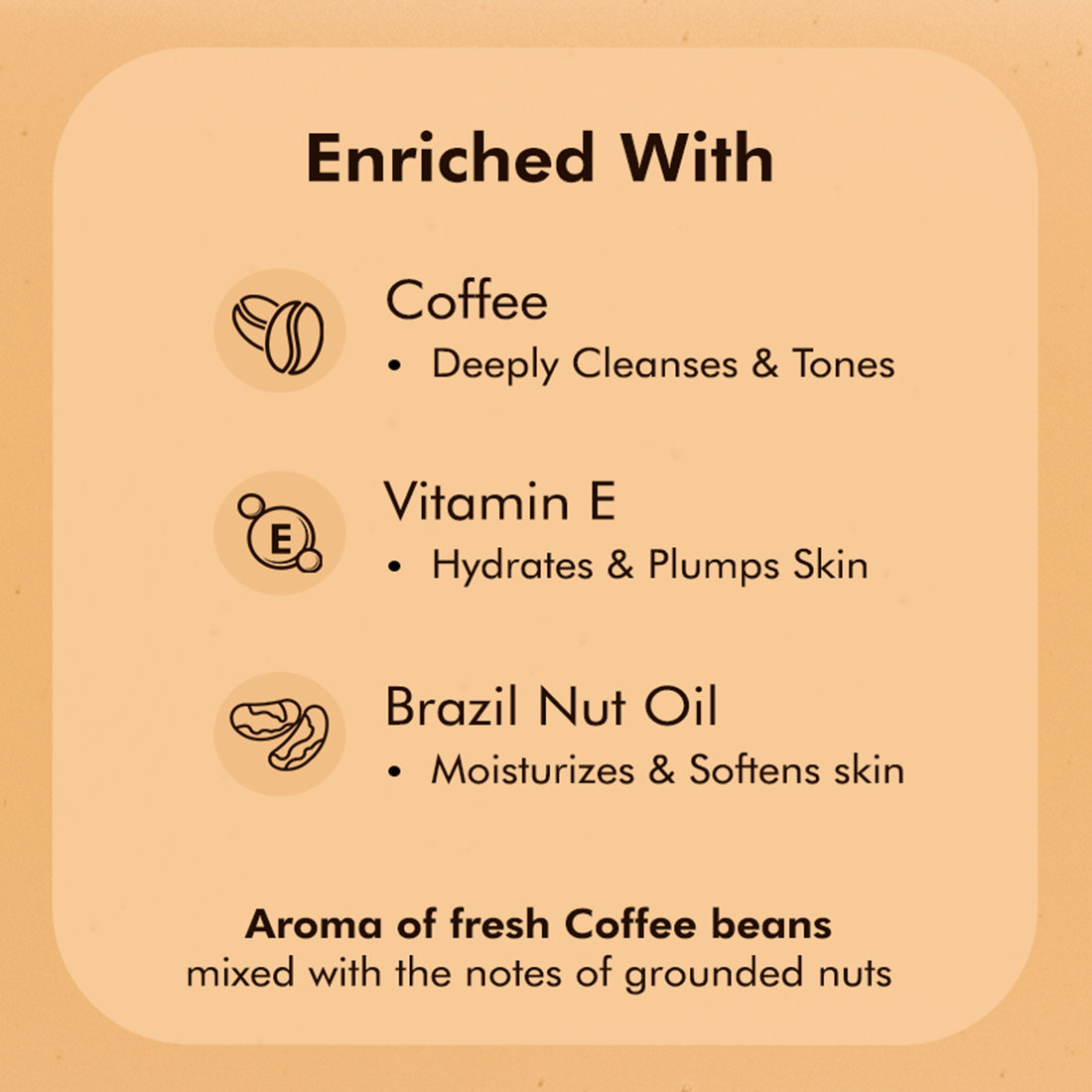 Mcaffeine Coffee Body Wash 300 ml | Coffee, Brazil Nut Oil & Vitamin E | Deeply Cleanses Skin | Hydrates & Plumps Skin | With Freash Coffee Beans Aroma | For Men & Women | For All Skin Type, Pack of 1 Mcaffeine Coffee Body Wash 300 ml | Coffee, Brazil Nut Oil & Vitamin E | Deeply Cleanses Skin | Hydrates & Plumps Skin | With Freash Coffee Beans Aroma | For Men & Women | For All Skin Type, Pack of 1