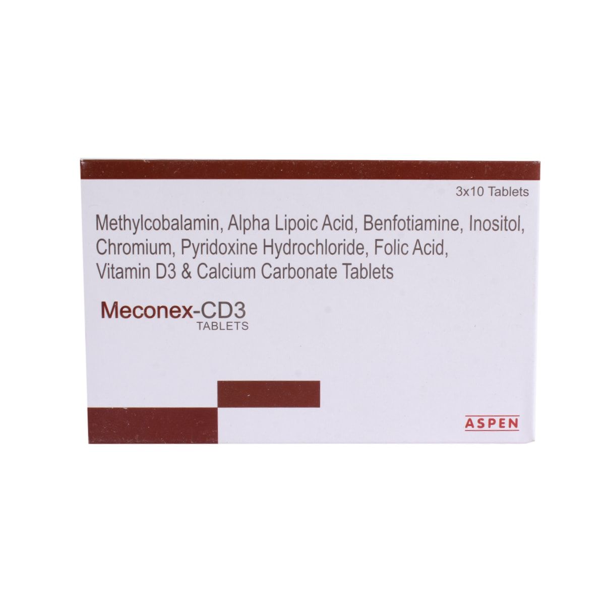 Meconex CD3 Tablet 10's, Pack of 10 Meconex CD3 Tablet 10's, Pack of 10