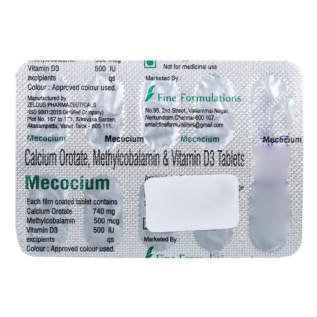 Mecocium Tablet 10's, Pack of 10 Mecocium Tablet 10's, Pack of 10