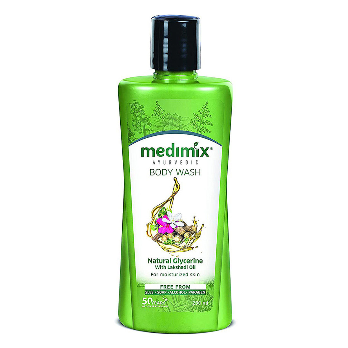 Medimix Natural Glycerine Body Wash 250 ml | With Lakshadi Oil | Deep Hydration | Long lasting Moisturisation | For Moisturised Skin, Pack of 1 Medimix Natural Glycerine Body Wash 250 ml | With Lakshadi Oil | Deep Hydration | Long lasting Moisturisation | For Moisturised Skin, Pack of 1