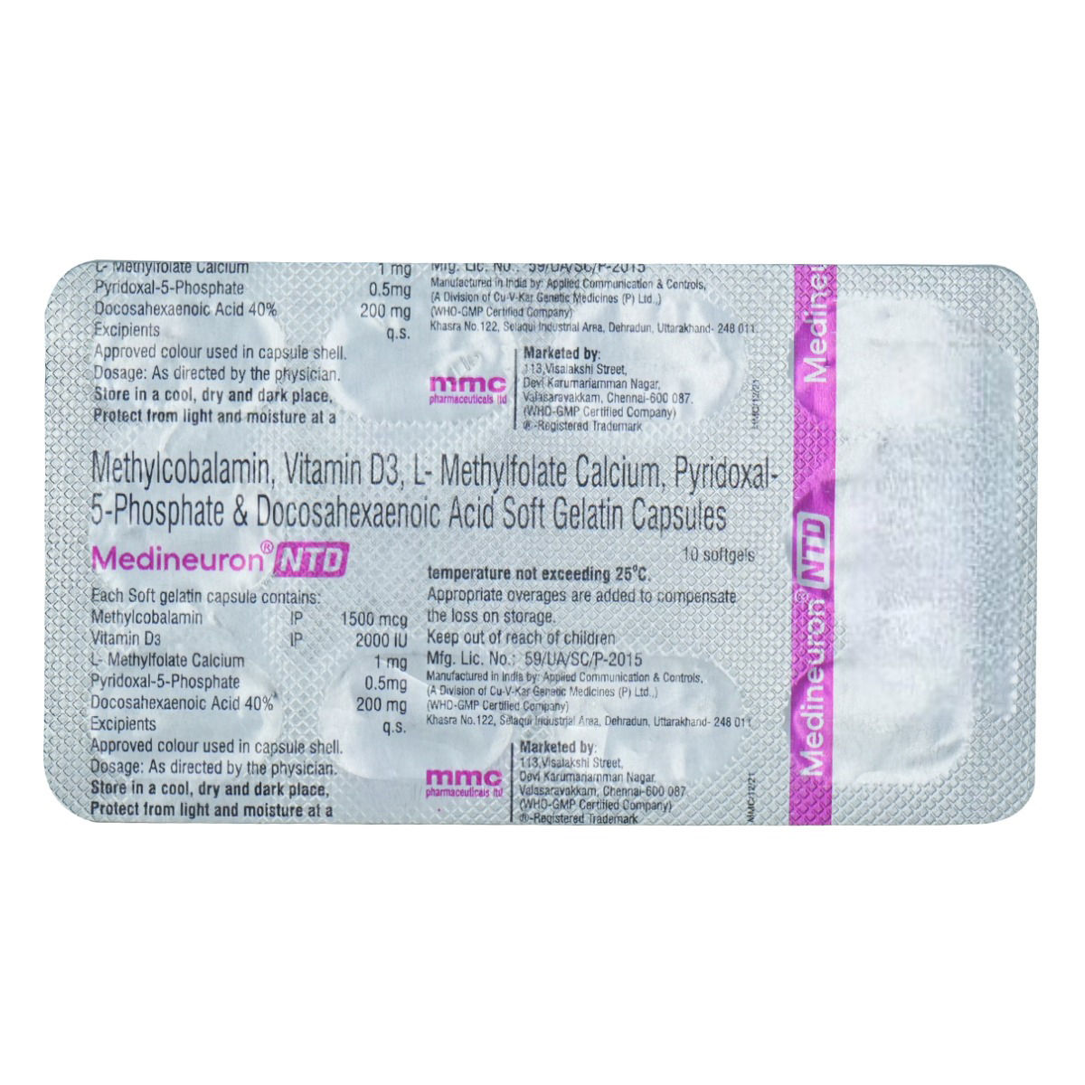 Buy Medineuron NTD Softgel Capsule 10's Online