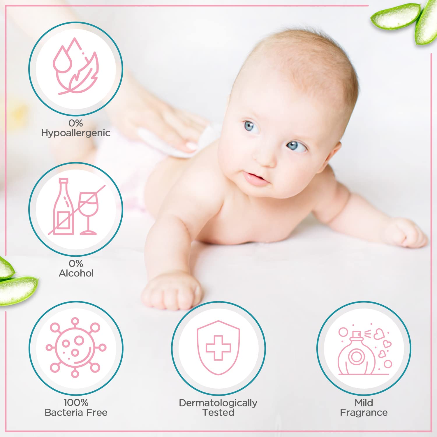 Mee Mee Caring Baby Wet Wipes With Aloe Vera Extract, 72 Count, Pack of 1 Mee Mee Caring Baby Wet Wipes With Aloe Vera Extract, 72 Count, Pack of 1