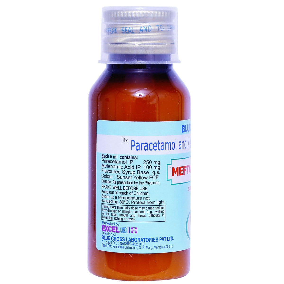 Meftagesic-DS Delicious Mango Flavour Suspension 60 ml, Pack of 1 Suspension Meftagesic-DS Delicious Mango Flavour Suspension 60 ml, Pack of 1 Suspension