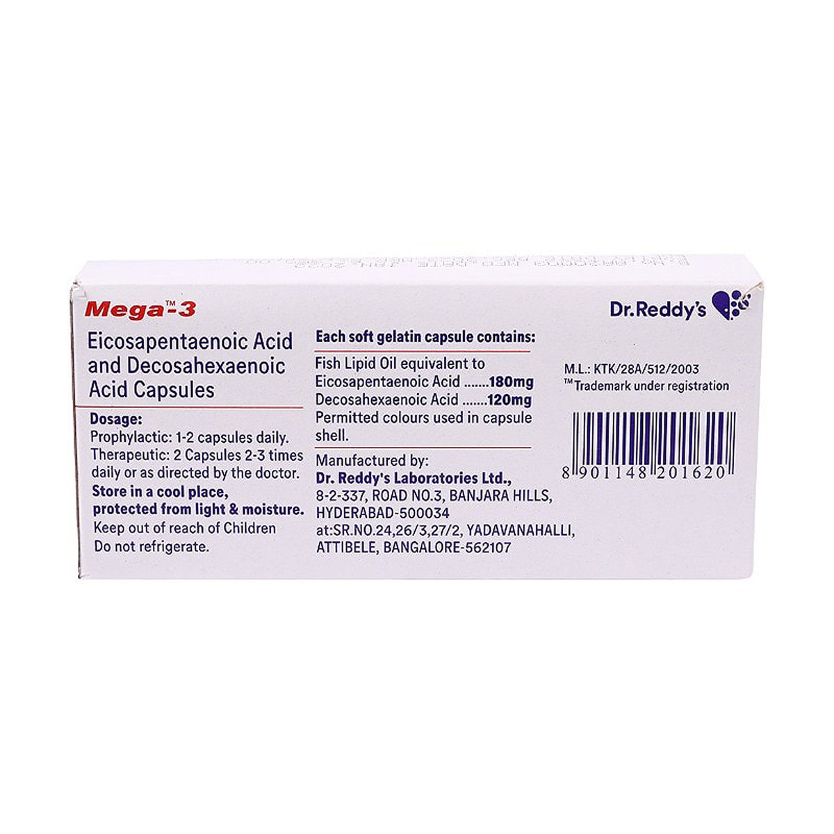 Mega-3 Capsule 30's, Pack of 30 CAPSULES Mega-3 Capsule 30's, Pack of 30 CAPSULES