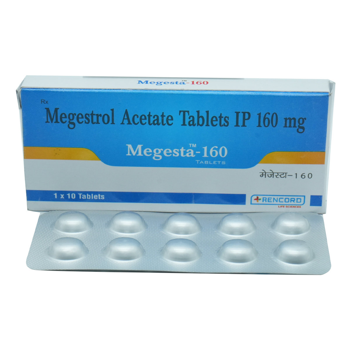 Megesta-160 Tablet 10's, Pack of 10 TabletS Megesta-160 Tablet 10's, Pack of 10 TabletS