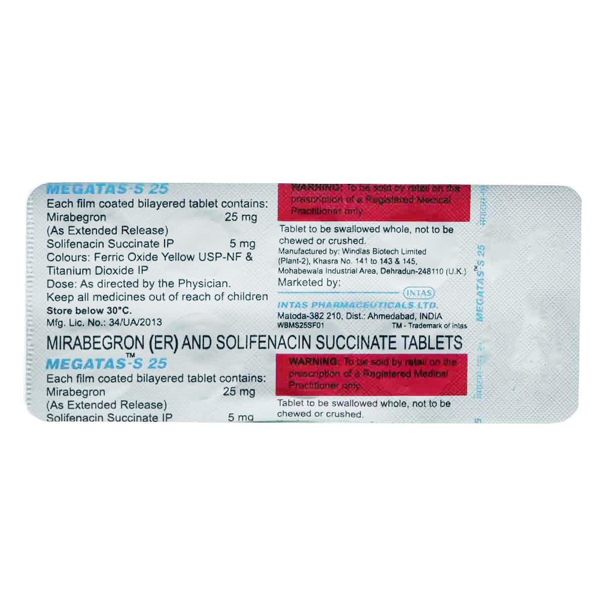 Megatas-S 25 Tablet 10's, Pack of 10 Megatas-S 25 Tablet 10's, Pack of 10