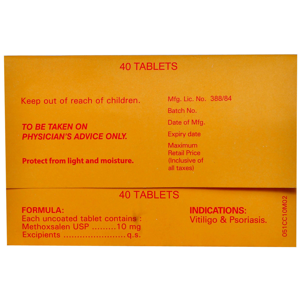 Melanocyl Tablet 40's, Pack of 40 TABLETS Melanocyl Tablet 40's, Pack of 40 TABLETS