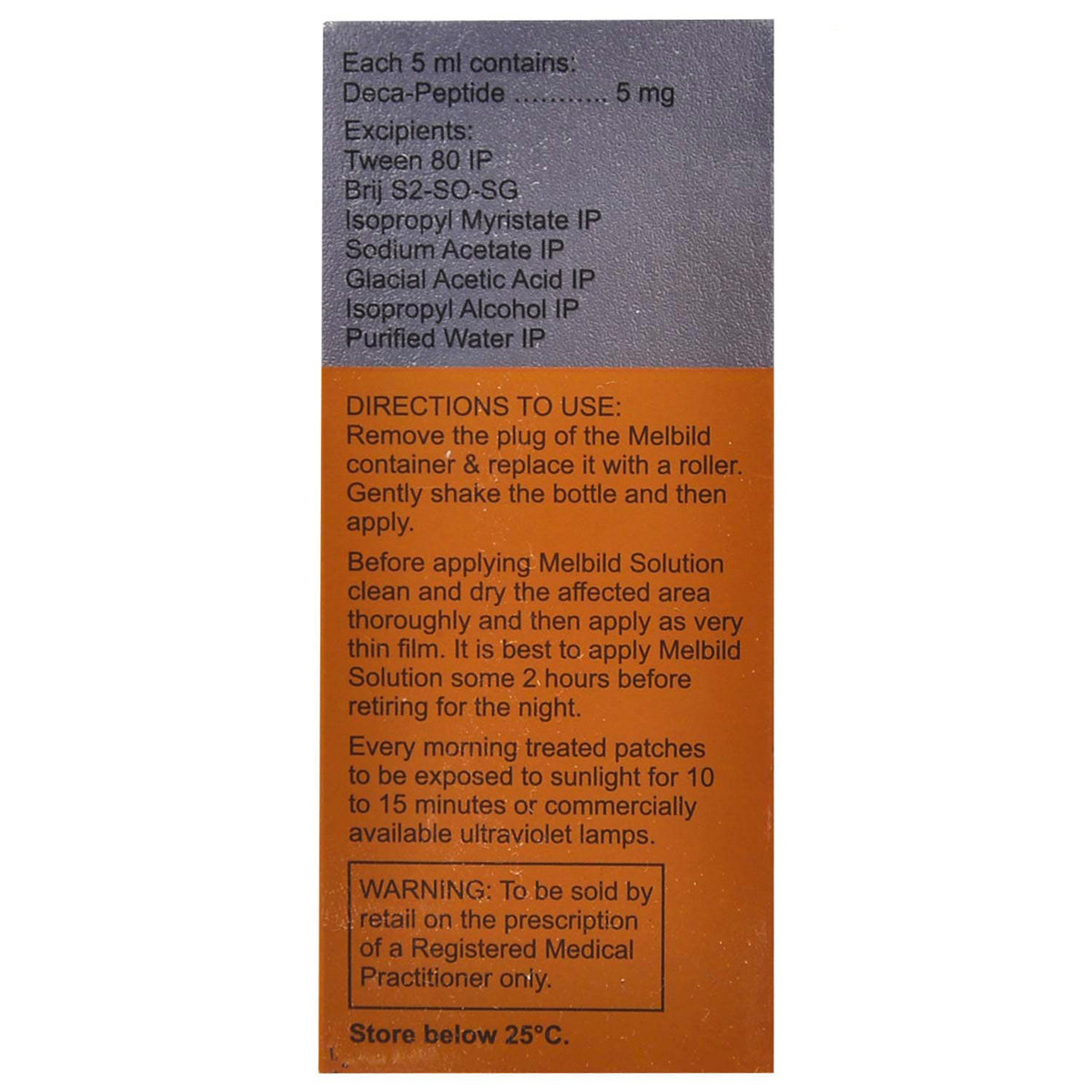 Melbild Solution 5 ml, Pack of 1 Solution Melbild Solution 5 ml, Pack of 1 Solution