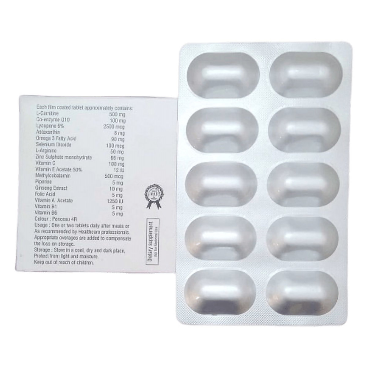 Men Q Tablet 10's, Pack of 10 Men Q Tablet 10's, Pack of 10