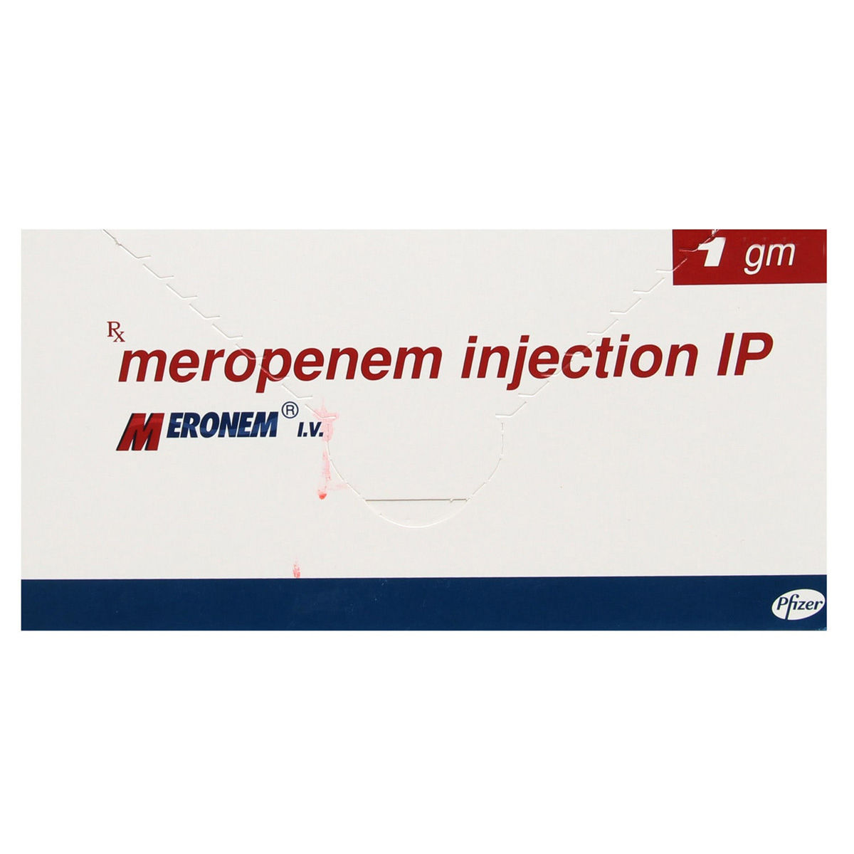 Buy Meronem IV 1gm Injection 1's Online