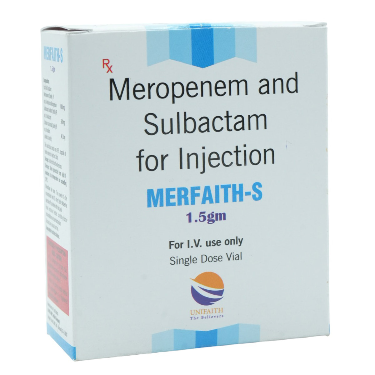 Merfaith-S 1.5 gm Injection 1's, Pack of 1 INJECTION Merfaith-S 1.5 gm Injection 1's, Pack of 1 INJECTION