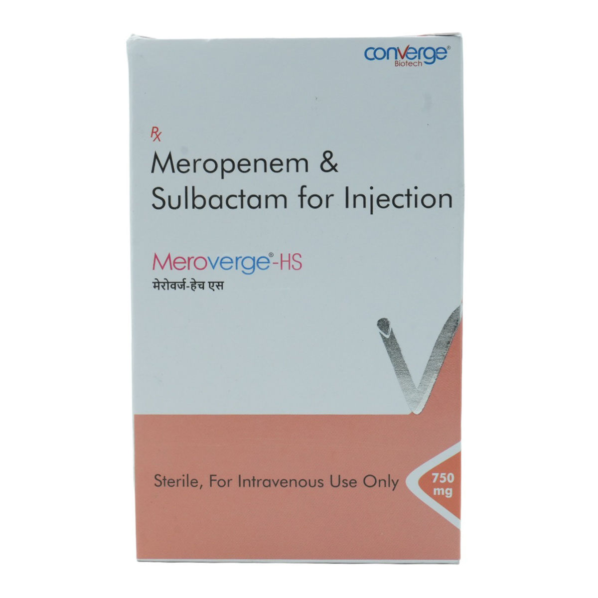 Buy Meroverge-HS 750 mg Injection 1's Online