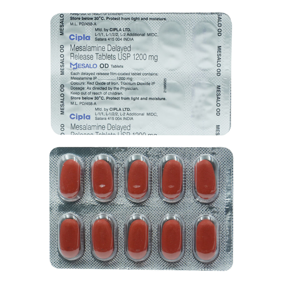 Buy Mesalo OD Tablet 10's Online