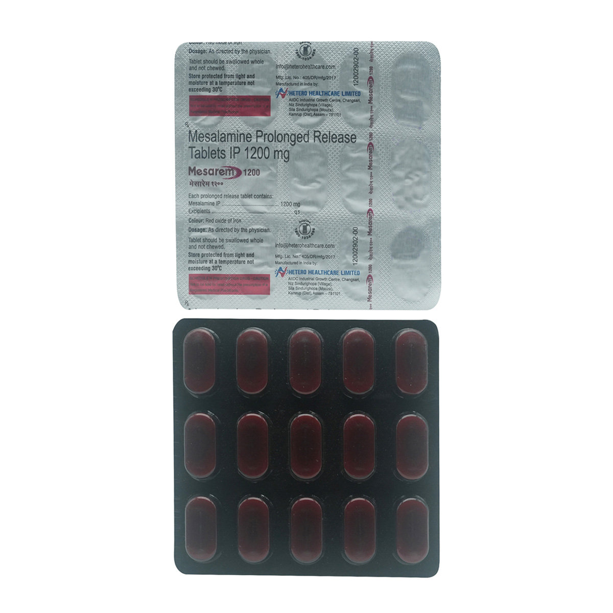 Mesarem 1200 Tablet 15's, Pack of 15 TABLETS Mesarem 1200 Tablet 15's, Pack of 15 TABLETS