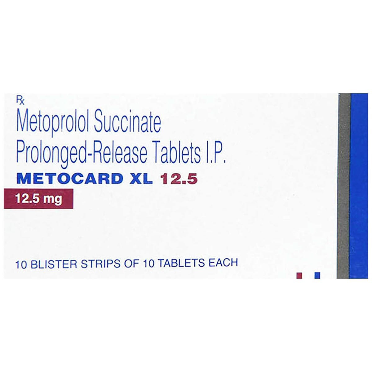 Metocard XL 12.5 Tablet 10's, Pack of 10 TABLETS Metocard XL 12.5 Tablet 10's, Pack of 10 TABLETS