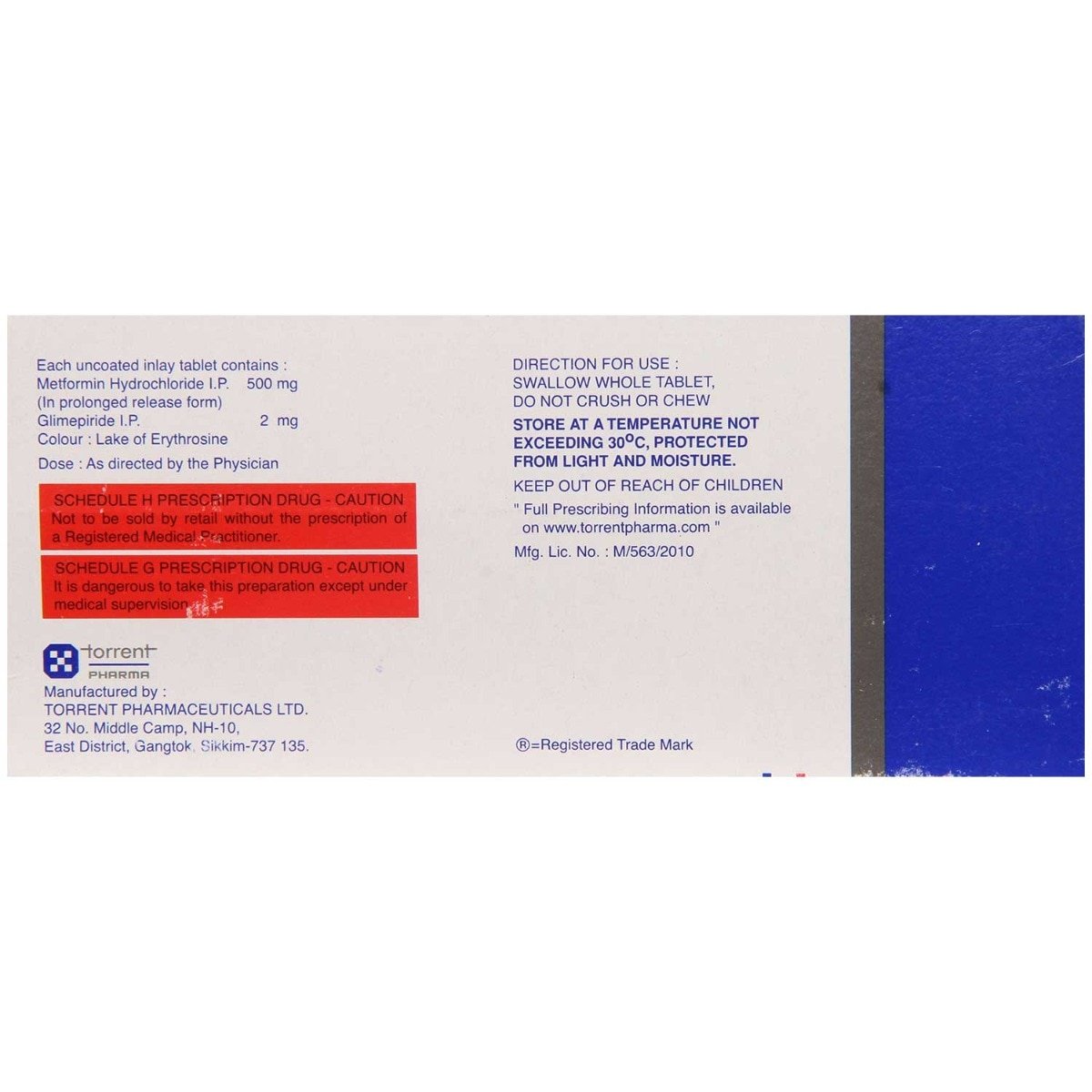 Metride 2 Tablet 15's, Pack of 15 TABLETS Metride 2 Tablet 15's, Pack of 15 TABLETS