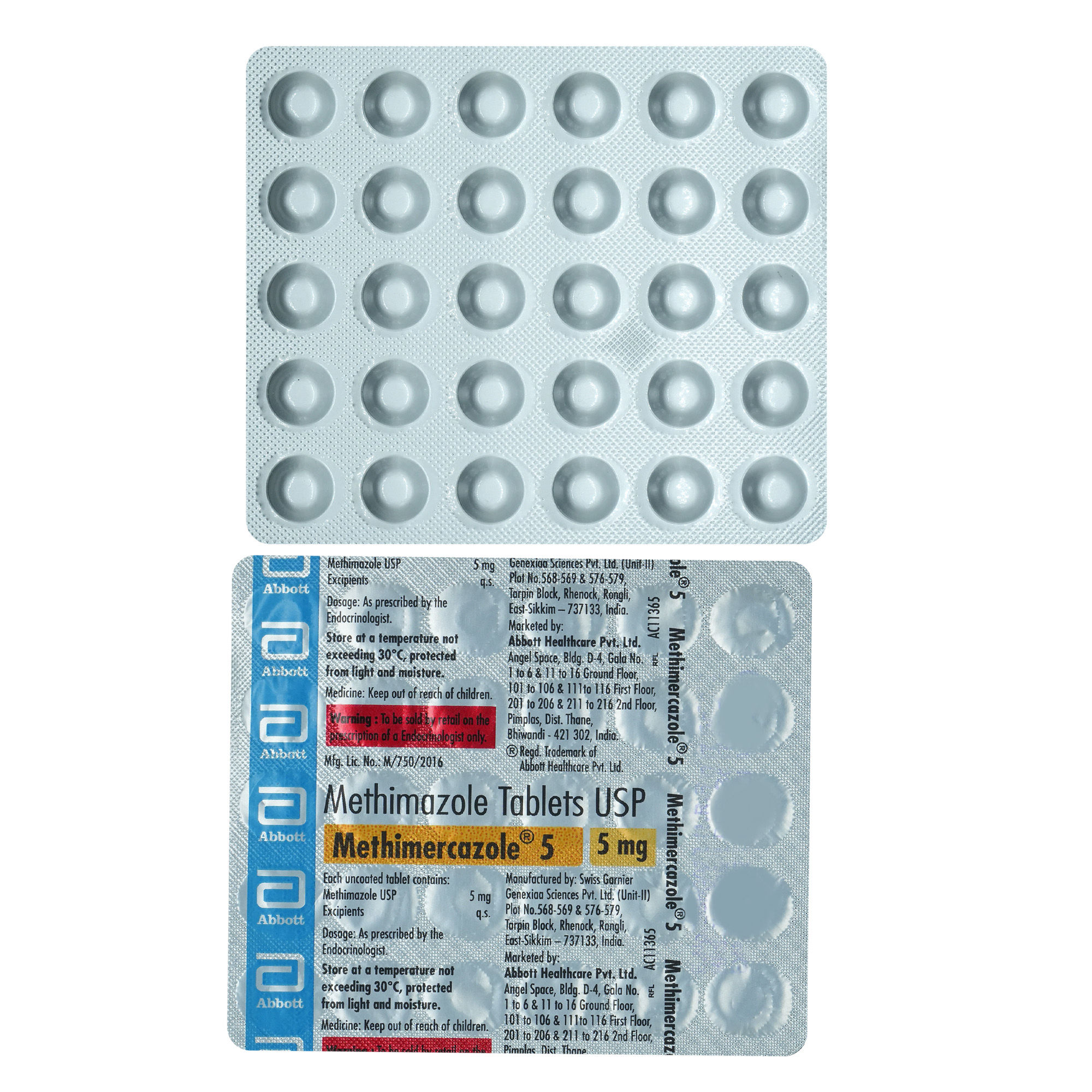 Buy Methimercazole 5 Tablet 30's Online