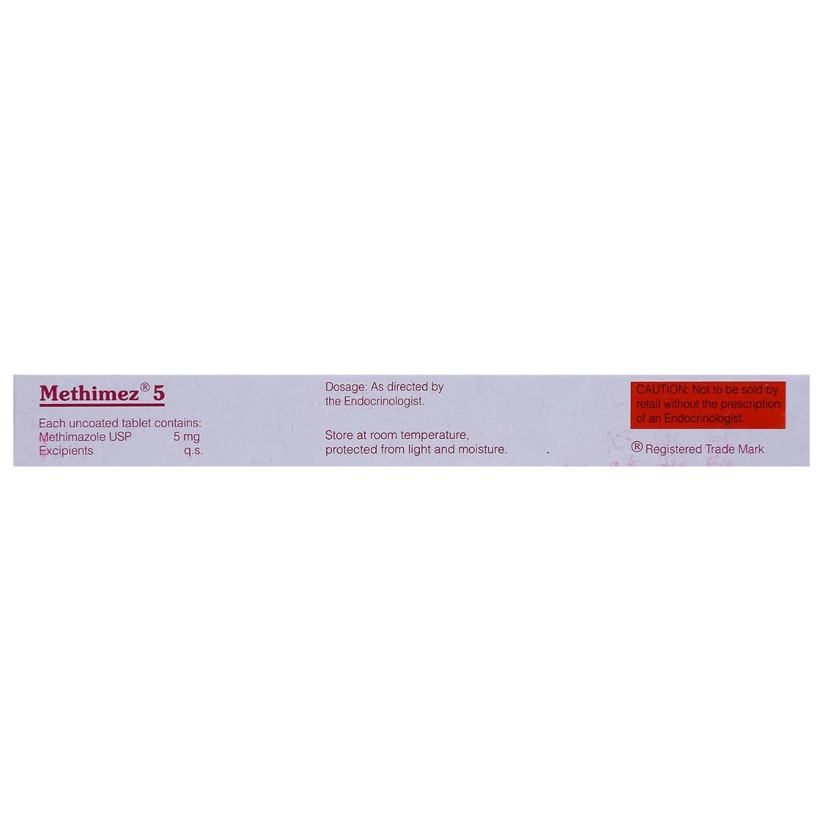 Methimez 5 Tablet 30's, Pack of 30 TABLETS Methimez 5 Tablet 30's, Pack of 30 TABLETS