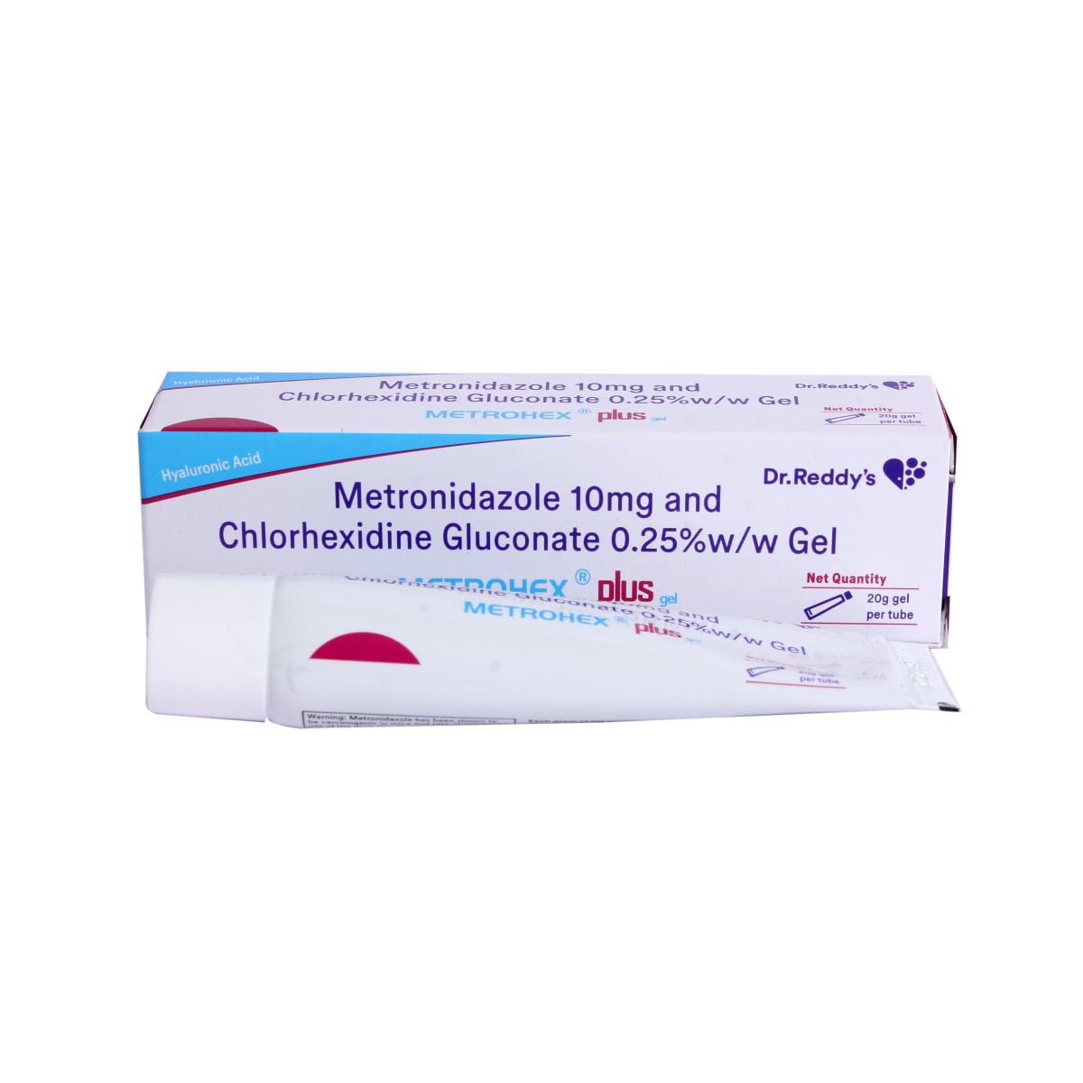 Metrohex Plus Gel 20 gm, Pack of 1 Gel Metrohex Plus Gel 20 gm, Pack of 1 Gel