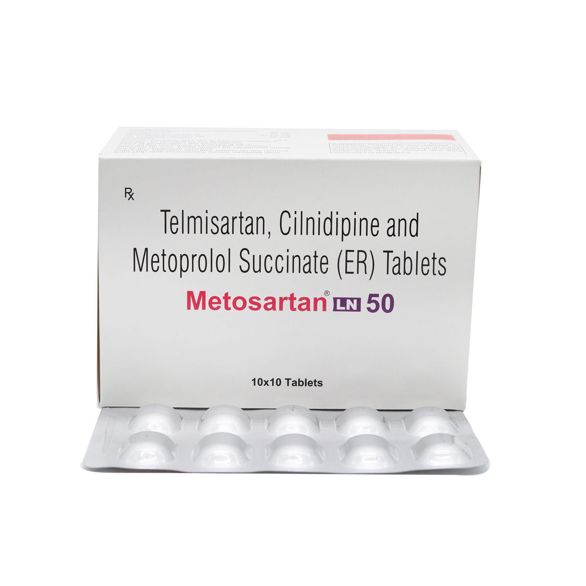 Buy Metosartan LN 50 Tablet 10's Online