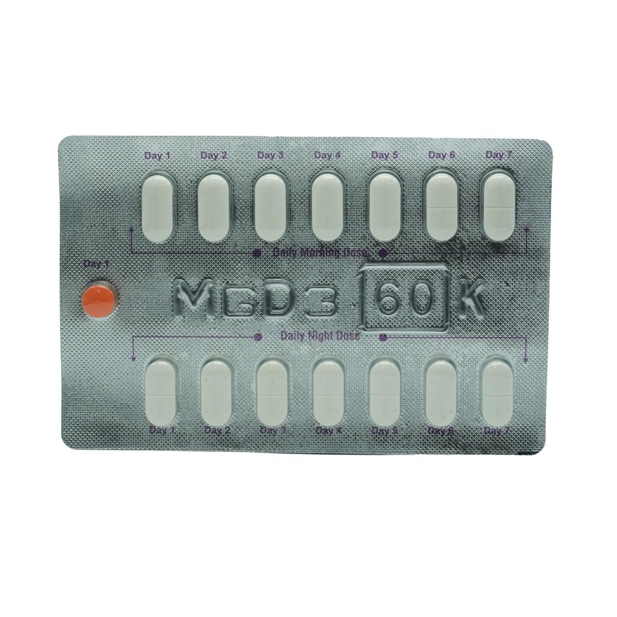 Mgd3 60K Tab Combi Kit (14+1), Pack of 1 TABLET Mgd3 60K Tab Combi Kit (14+1), Pack of 1 TABLET