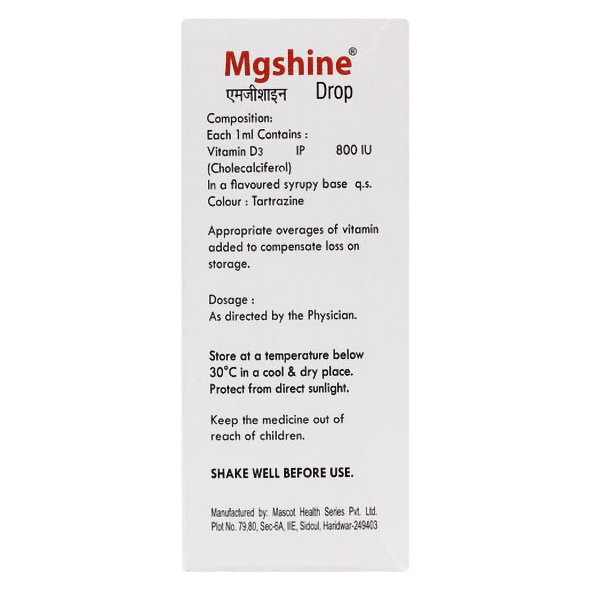 Mgshine 800 Drops Mango 30 ml, Pack of 1 Mgshine 800 Drops Mango 30 ml, Pack of 1