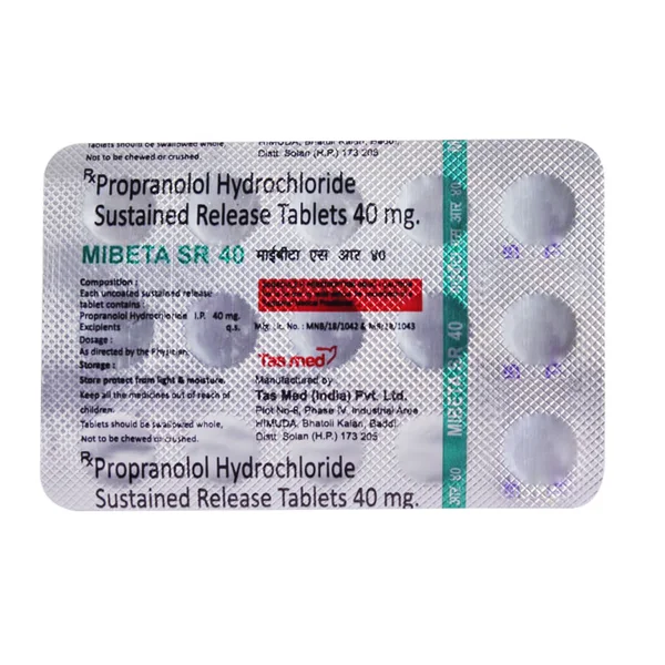 Mibeta SR 40 Tablet 15's, Pack of 15 TabletS