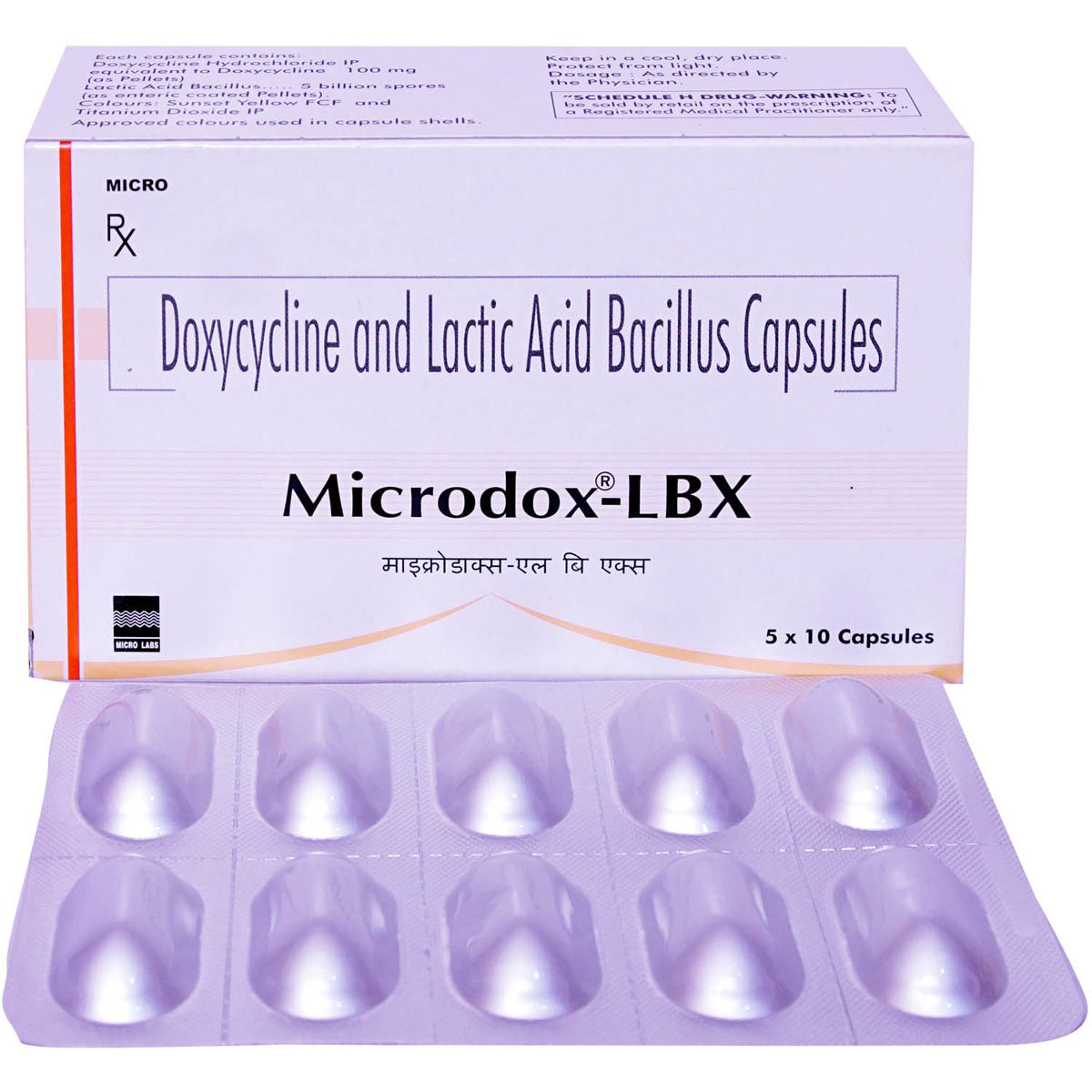 Buy Microdox-LBX Capsule 10's Online