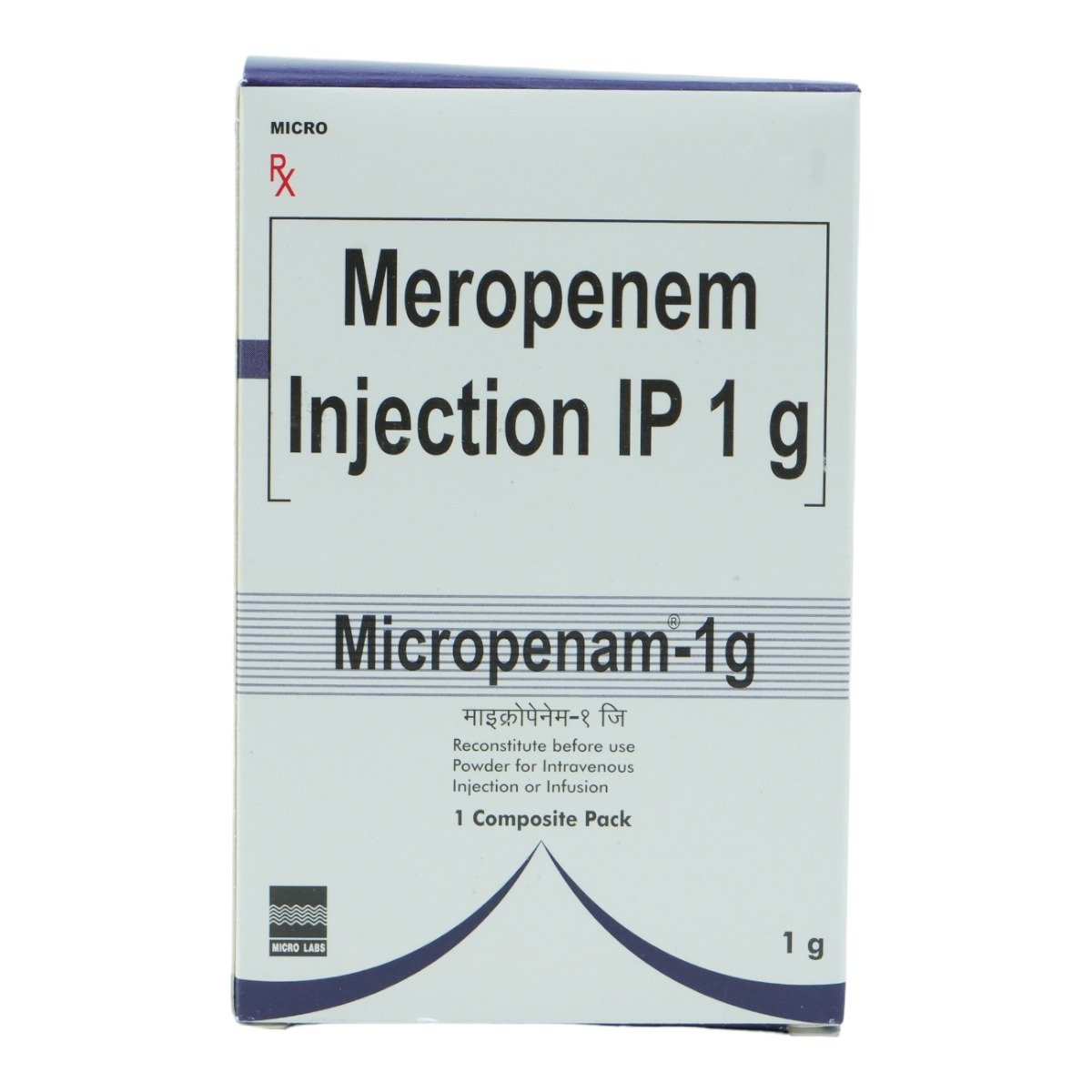 Micropenam 1 gm Injection 1's, Pack of 1 Injection Micropenam 1 gm Injection 1's, Pack of 1 Injection
