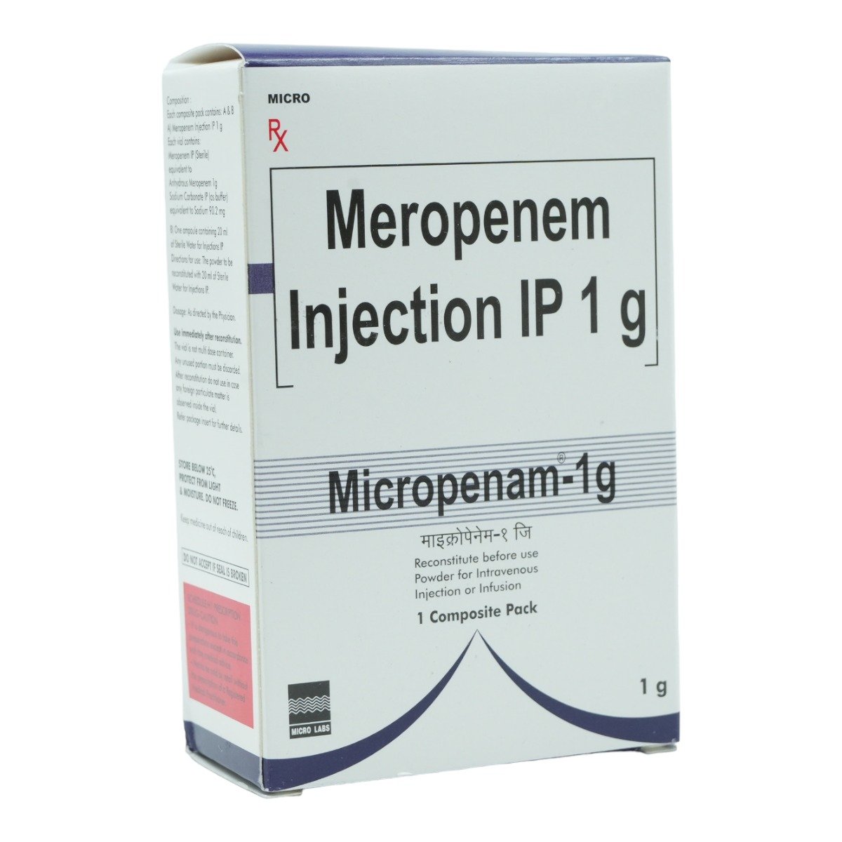 Micropenam 1 gm Injection 1's, Pack of 1 Injection Micropenam 1 gm Injection 1's, Pack of 1 Injection