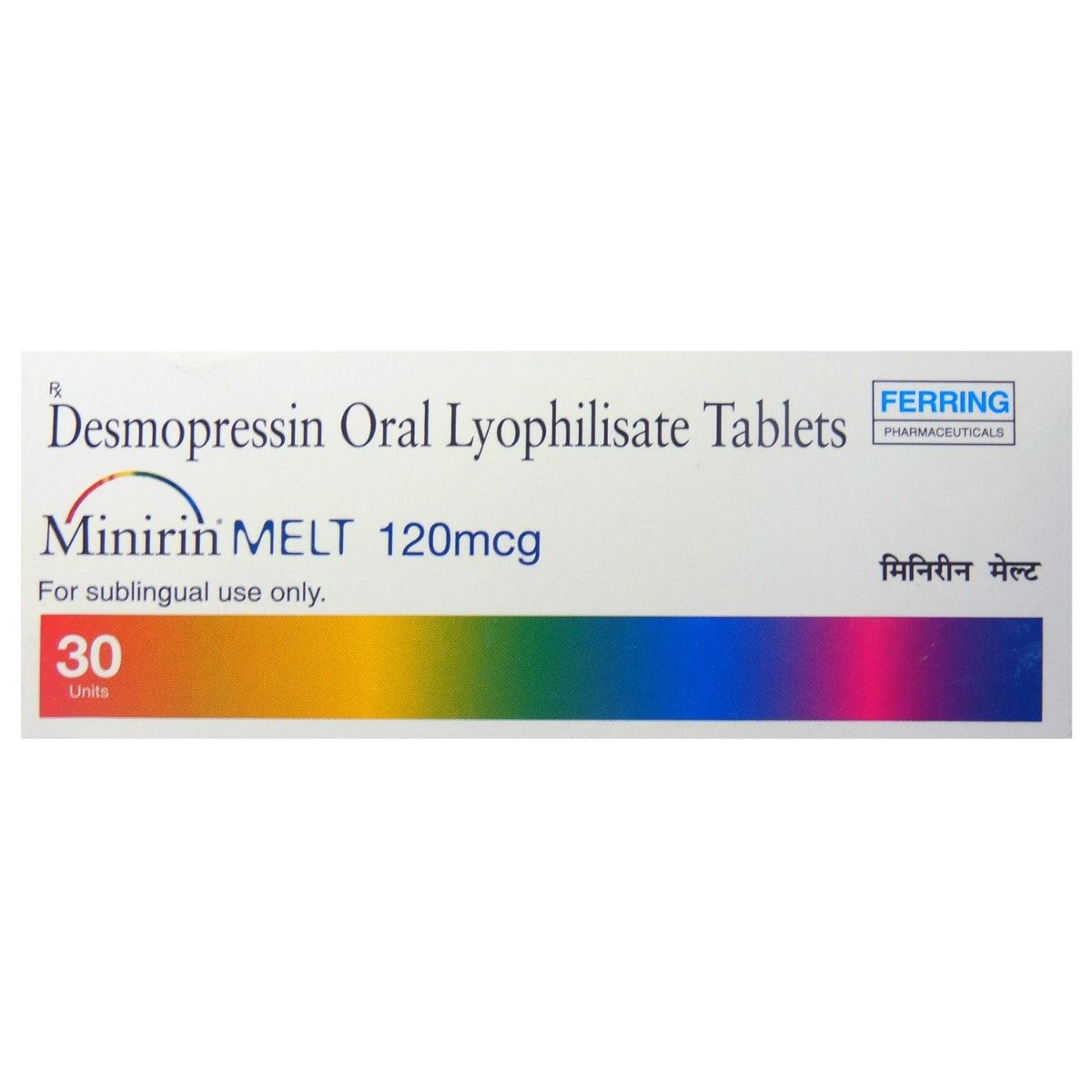 Buy Minirin Melt 120 mcg Tablet 10's Online