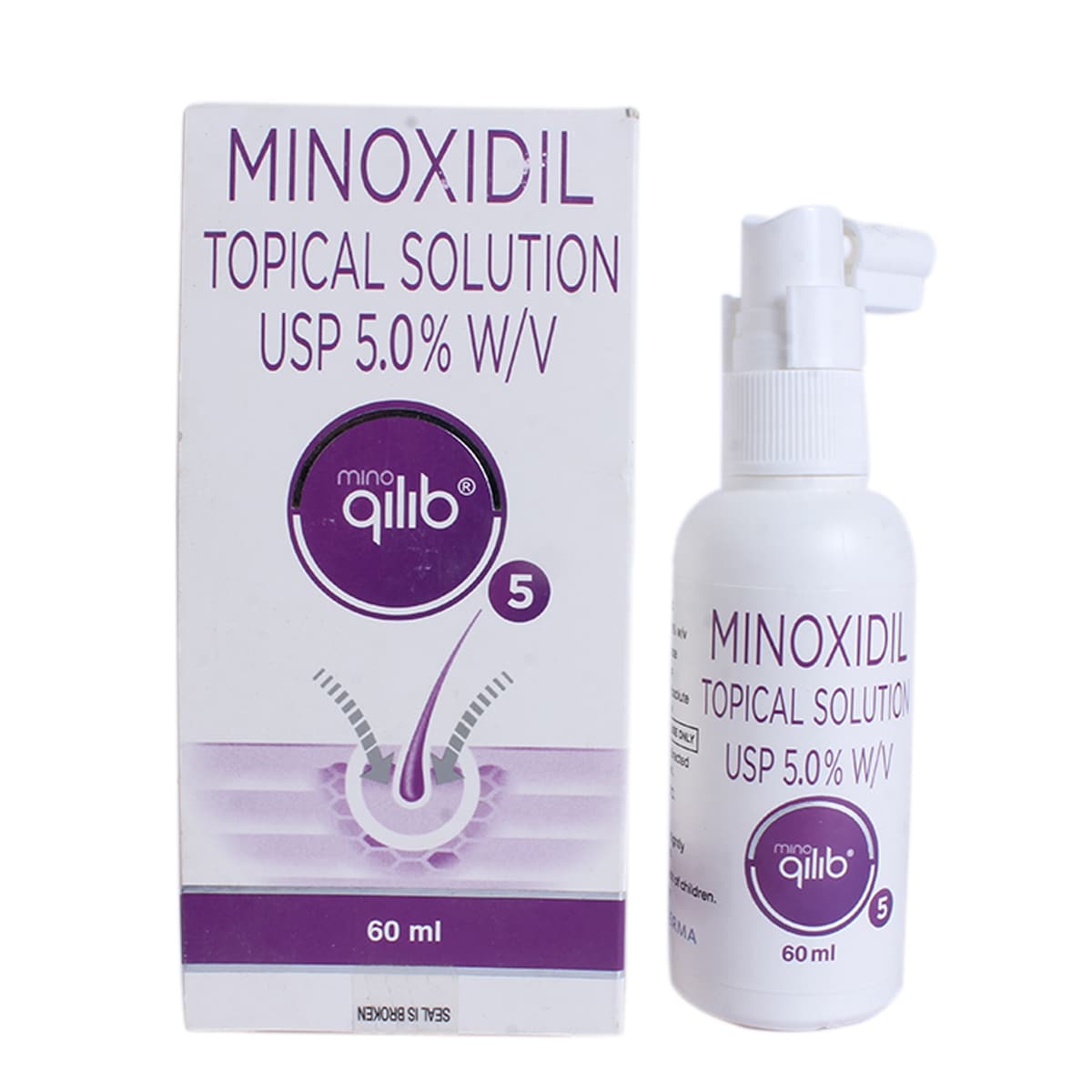 Minoqilib 5% Solution 60 ml, Pack of 1 SOLUTION Minoqilib 5% Solution 60 ml, Pack of 1 SOLUTION