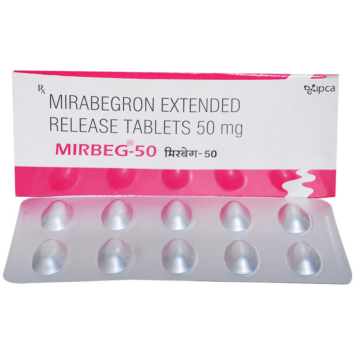 Mirbeg-50 Tablet 10's, Pack of 10 TABLETS Mirbeg-50 Tablet 10's, Pack of 10 TABLETS