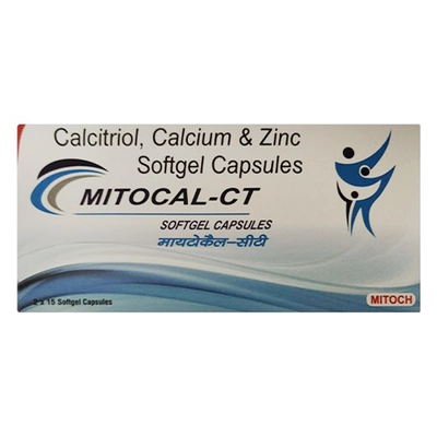 Mitocal-CT Softgel Capsule 15's, Pack of 15 CapsuleS