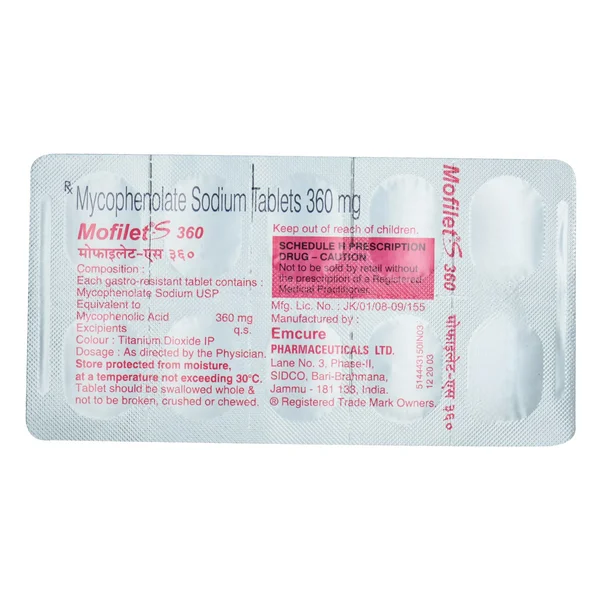 Mofilet-S 360 Tablet 10's, Pack of 10 TABLETS