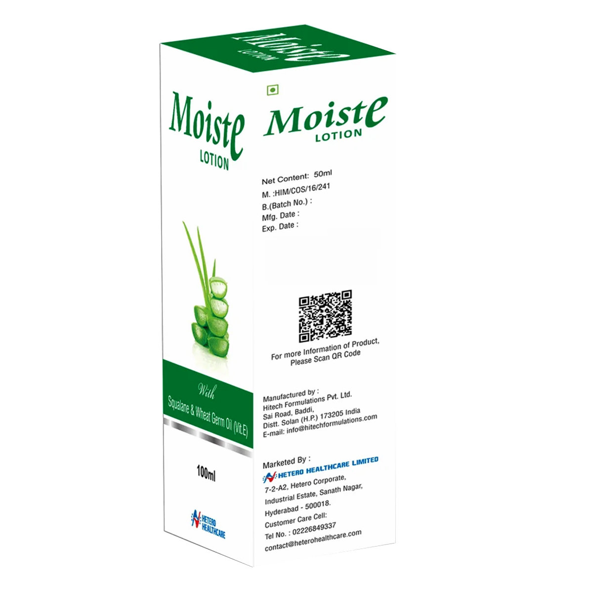 Moiste Lotion 100 ml, Pack of 1 Moiste Lotion 100 ml, Pack of 1
