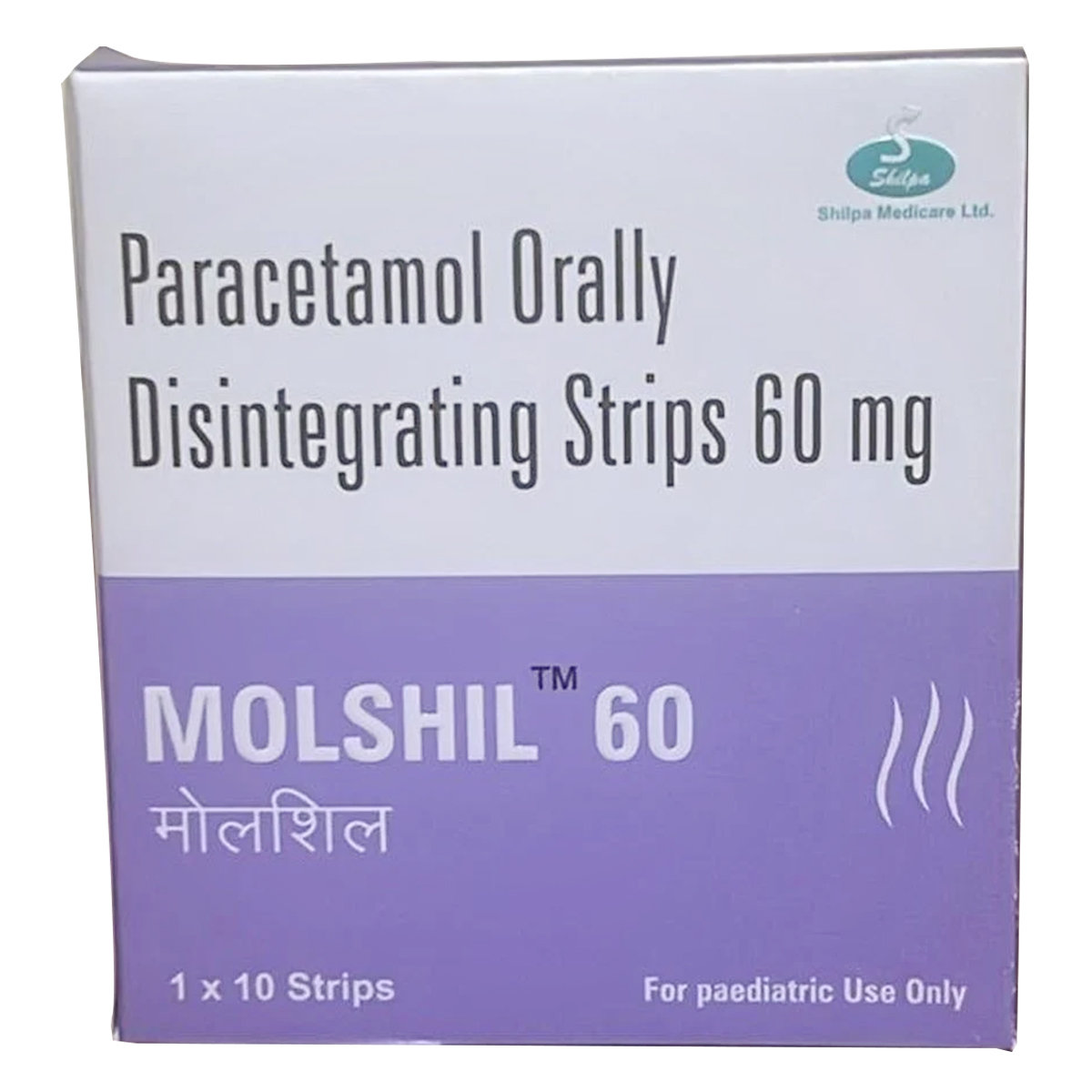 Molshil 60 Paediatric Disintegrating Strips 10's, Pack of 10 TABLETS Molshil 60 Paediatric Disintegrating Strips 10's, Pack of 10 TABLETS