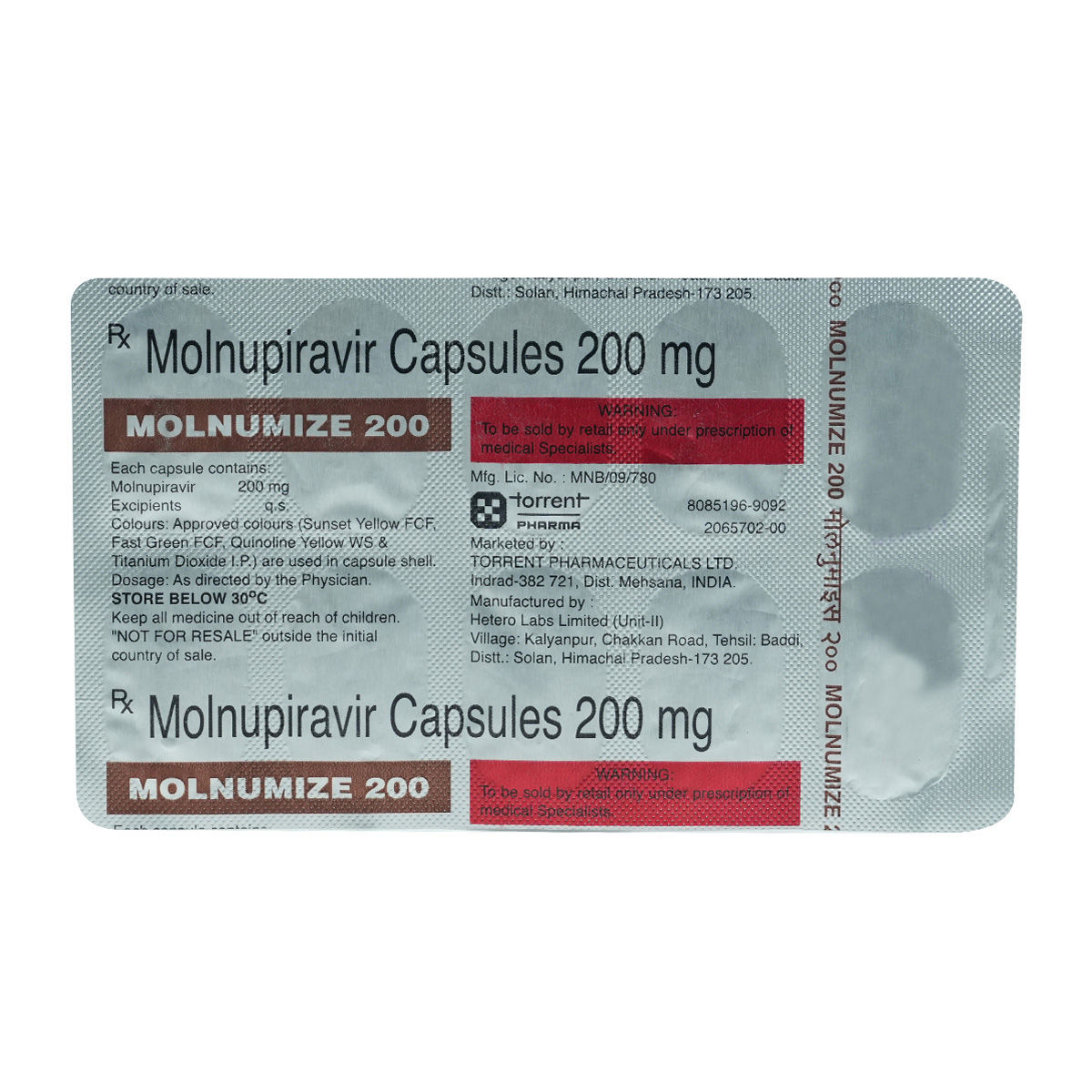 Buy Molnumize 200 Capsule 10's Online