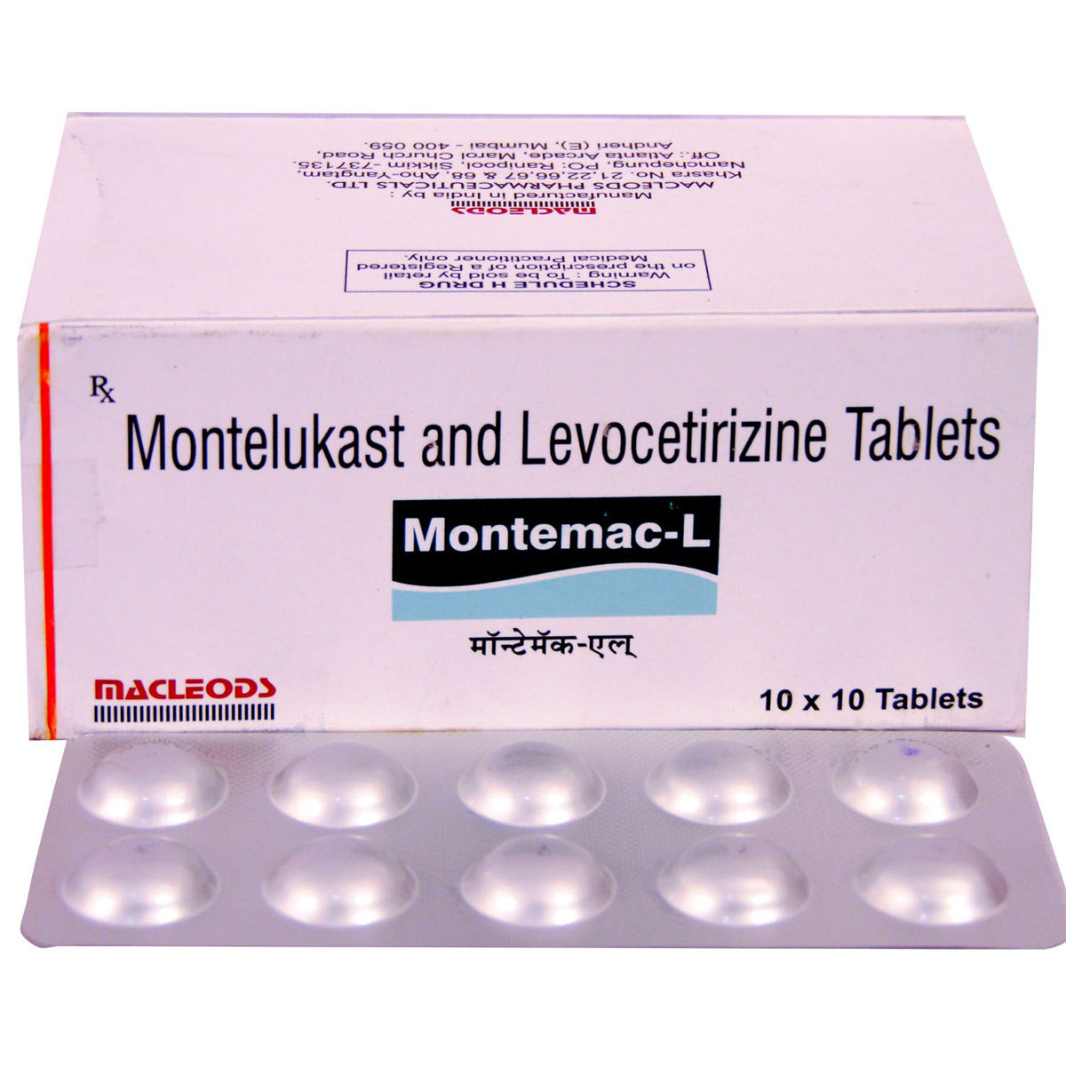 Montemac L Tablet 10's, Pack of 10 TABLETS Montemac L Tablet 10's, Pack of 10 TABLETS