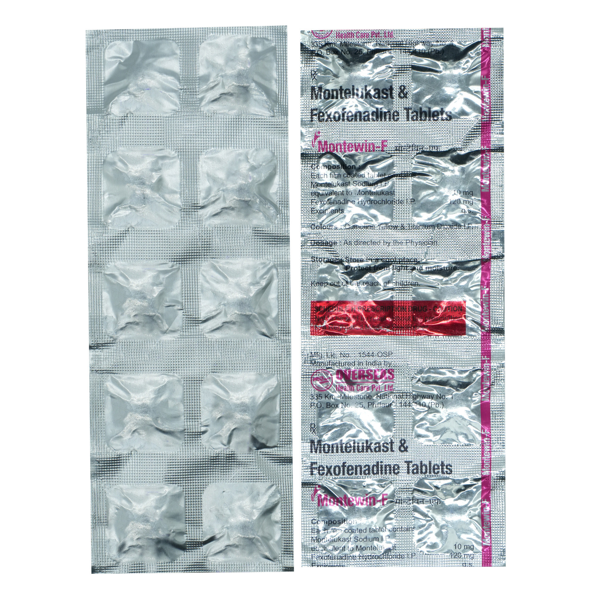 Montewin F Tablet 10's, Pack of 10 TabletS Montewin F Tablet 10's, Pack of 10 TabletS