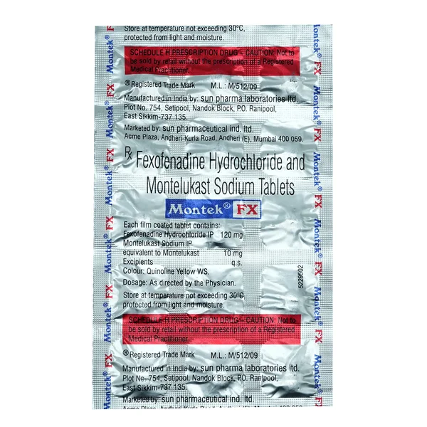 Montek FX Tablet 15's, Pack of 15 TabletS