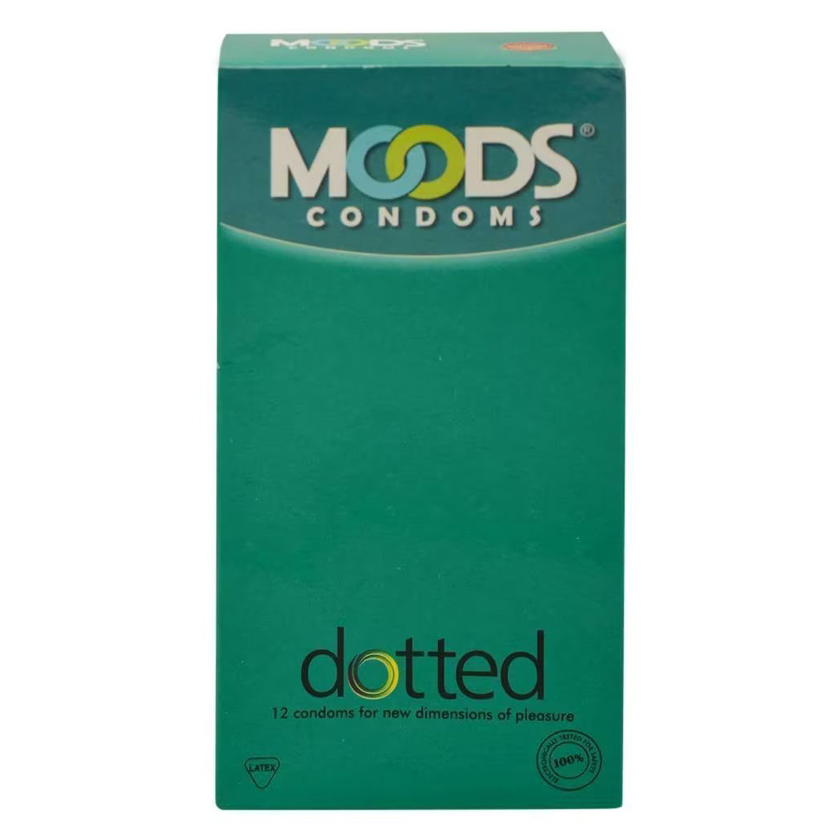 Moods Dotted Condoms, 12 Count, Pack of 1 Moods Dotted Condoms, 12 Count, Pack of 1