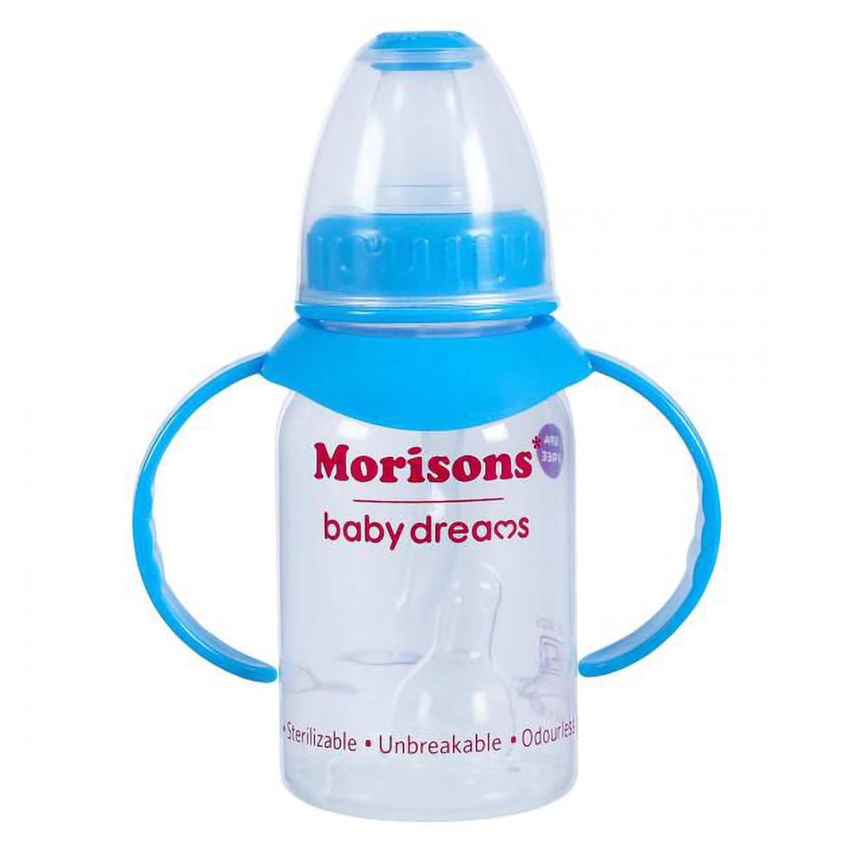 Morisons All-In-1 Feeding Bottle, 125 ml, Pack of 1 Morisons All-In-1 Feeding Bottle, 125 ml, Pack of 1