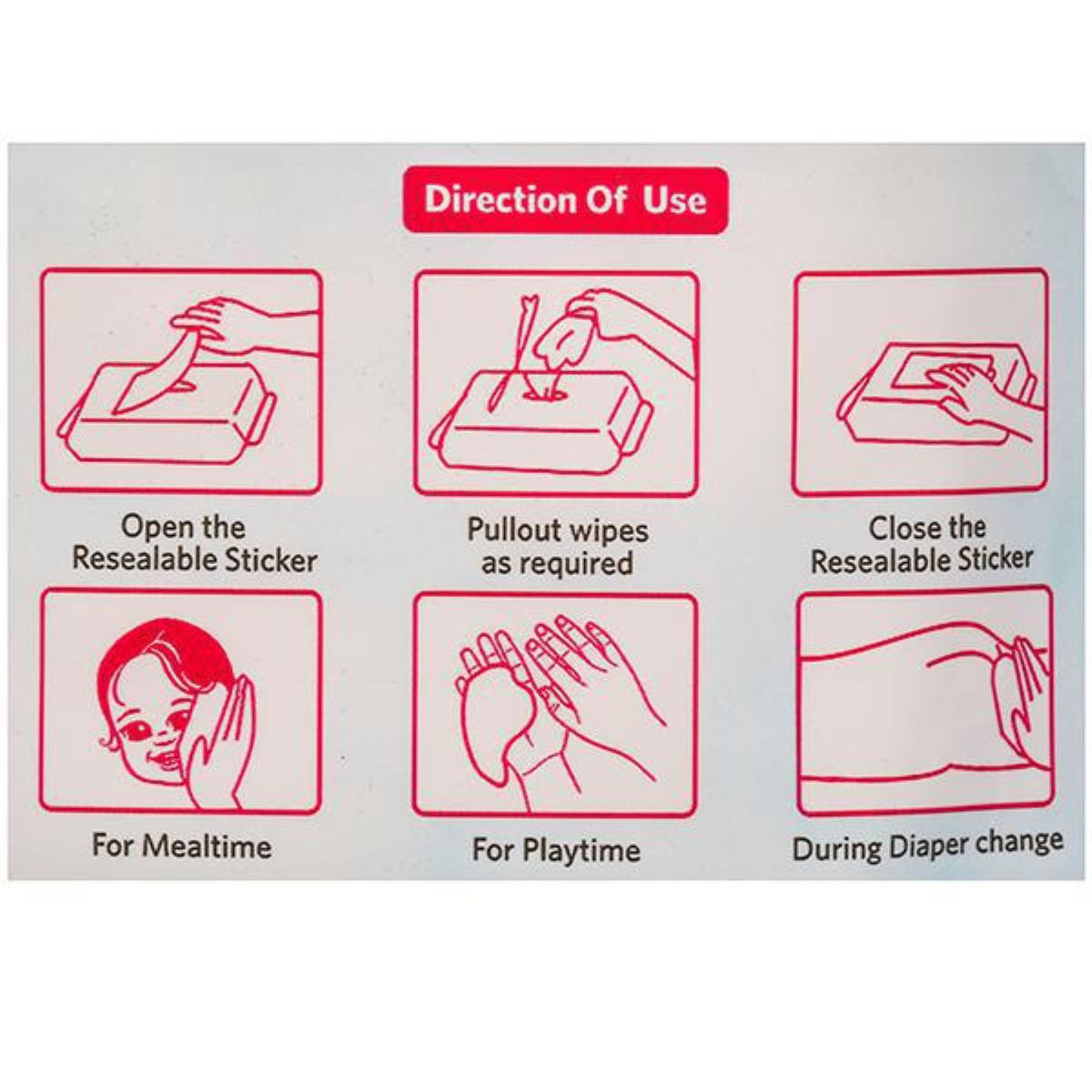 Morisons Soft Baby Wipes, 80 Count, Pack of 1 Morisons Soft Baby Wipes, 80 Count, Pack of 1