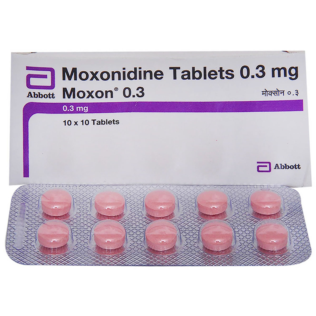 Moxon 0.3 Tablet 10's, Pack of 10 TabletS Moxon 0.3 Tablet 10's, Pack of 10 TabletS