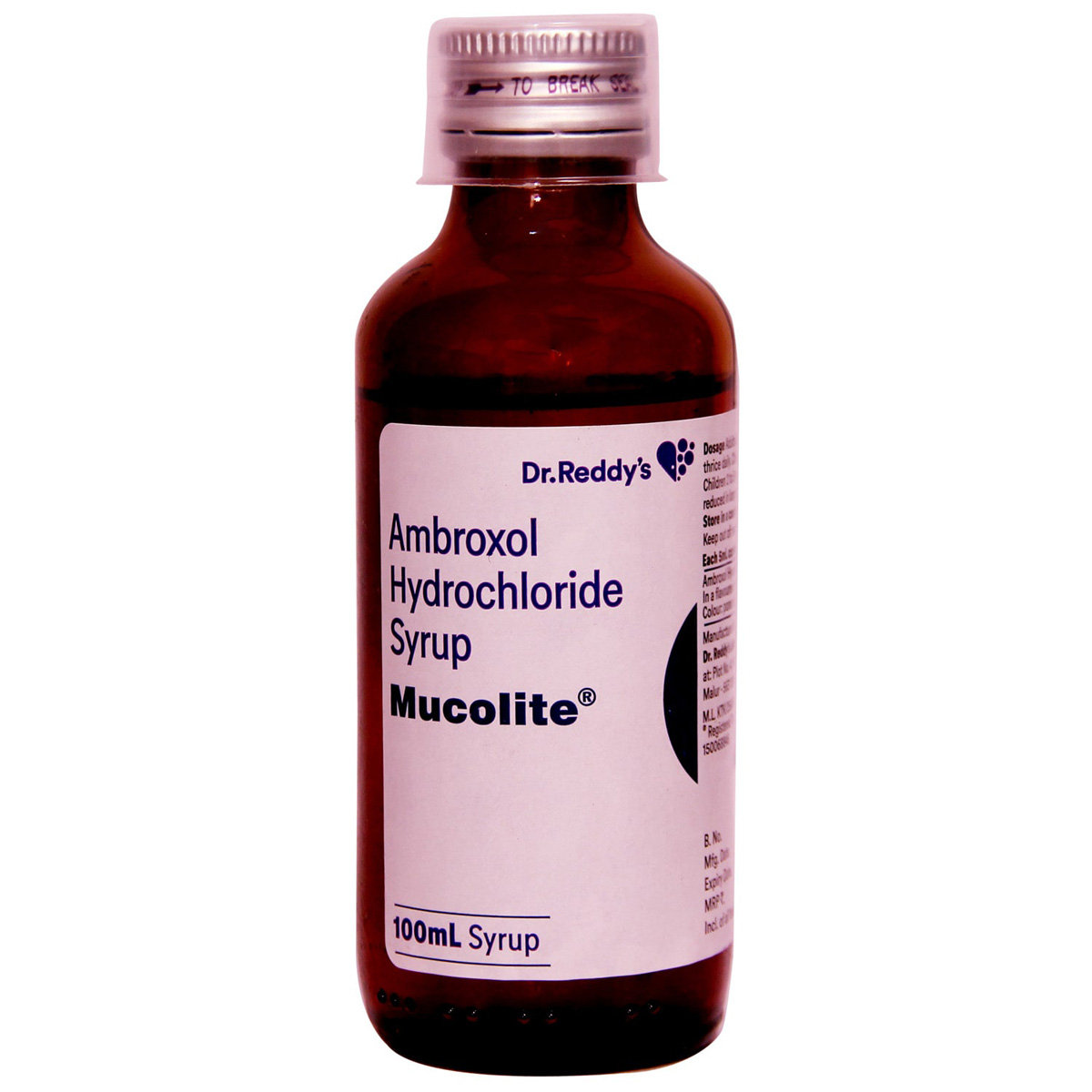 Mucolite Syrup 100 ml, Pack of 1 Syrup Mucolite Syrup 100 ml, Pack of 1 Syrup