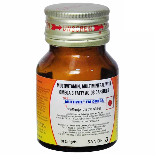 Multivite Fm Omega Capsule 30's, Pack of 1