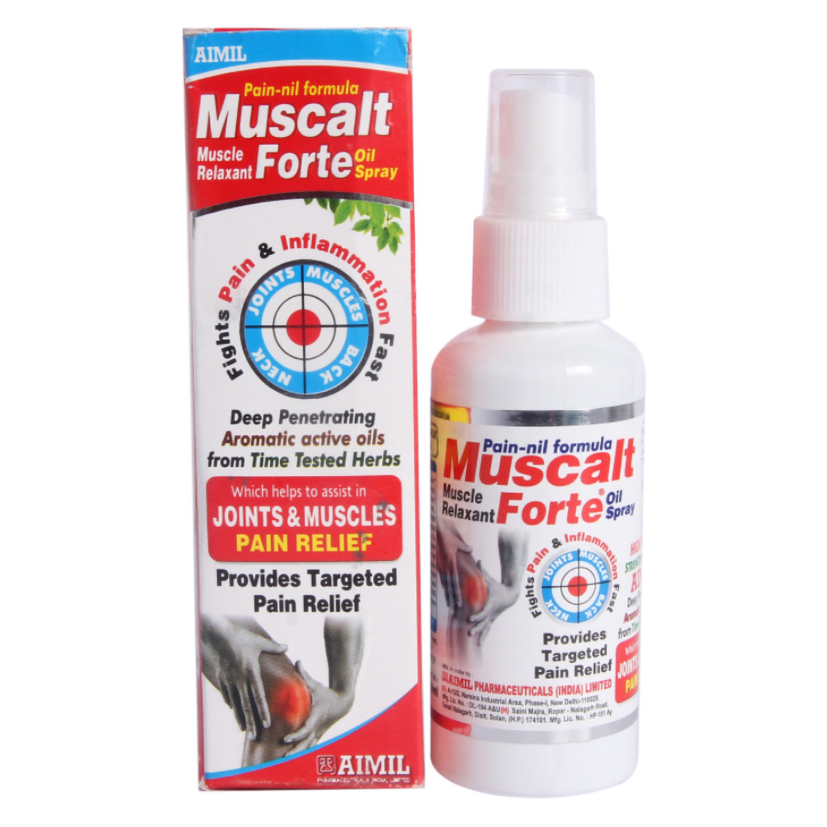 Aimil Muscalt Forte Oil Spray, 60 ml, Pack of 1 Aimil Muscalt Forte Oil Spray, 60 ml, Pack of 1