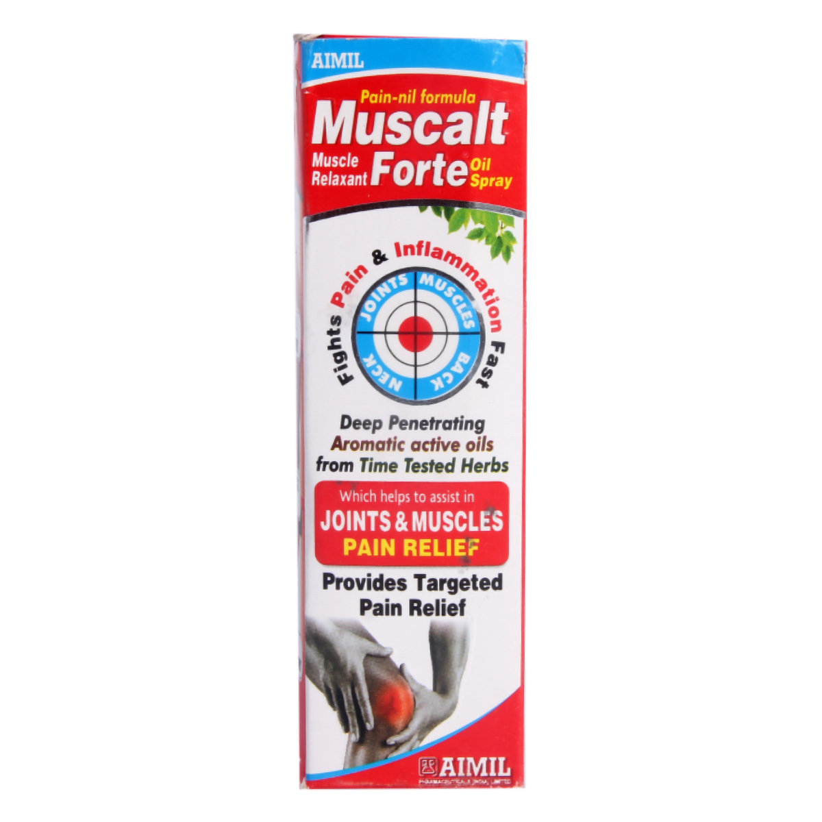Aimil Muscalt Forte Oil Spray, 60 ml, Pack of 1 Aimil Muscalt Forte Oil Spray, 60 ml, Pack of 1